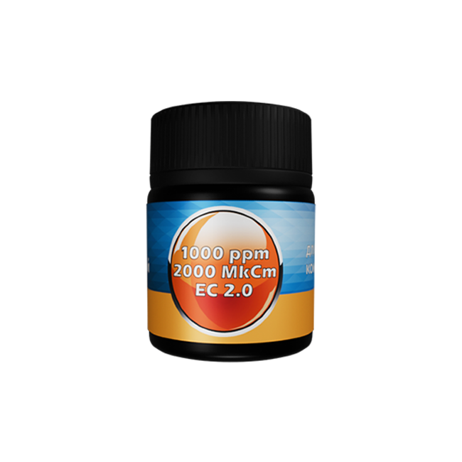 Калибровочный буферный раствор 1000ppm 2.0 ec для TDS EC измерителей Orange Tree Калибровочный буферный раствор 1000ppm 2.0 ec для TDS EC измерителей Orange Tree