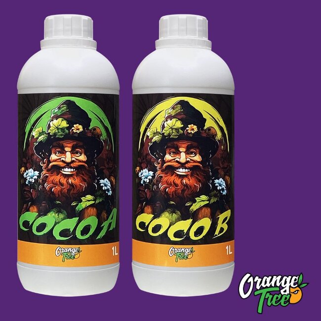 Комплект удобрений COCO A+B Orange Tree для кокосового субстрата