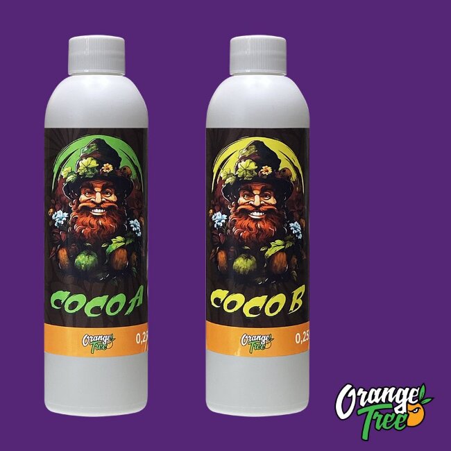 Комплект удобрений COCO A+B Orange Tree для кокосового субстрата